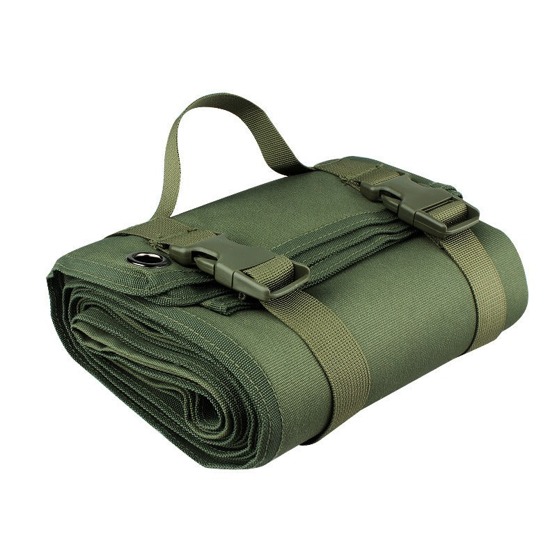 American Smart KOSIBATE outdoor camping damp proof tactical training shooting mat laid on grassy ground.