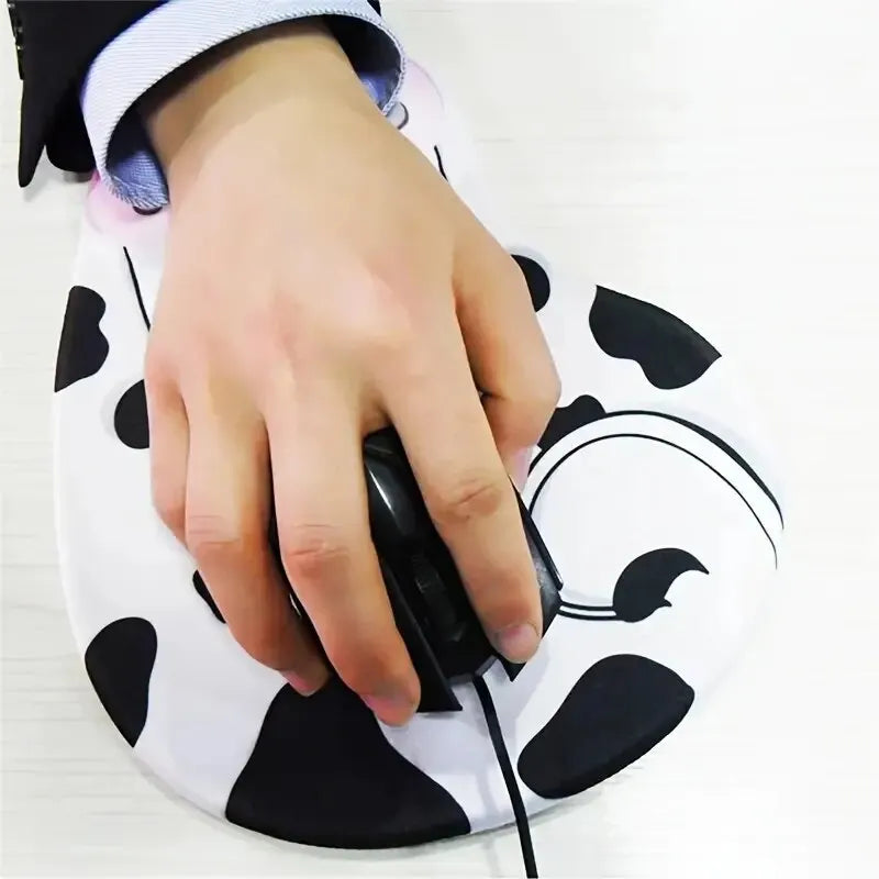 Marble pattern wrist mouse pad with hand bowl tray from American Smart EP, anti-skid surface for office wrist protection.