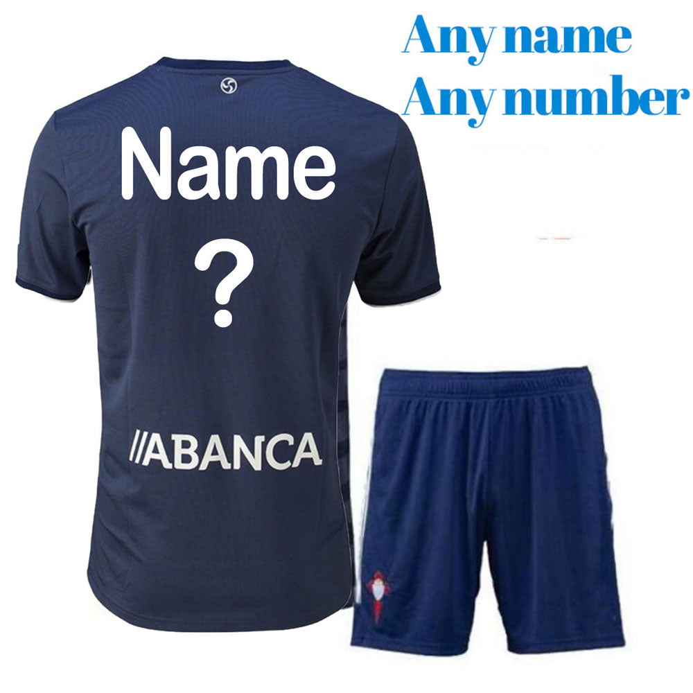 2020-2021 Celta Vigo away football jersey featuring Iago Aspas, Rafinha, Gomez, and Sisto, adult size, by American Smart - EP.