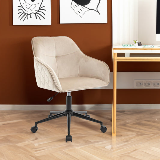 Velvet American Smart EP office desk chair with wheels, modern design, suitable for home, living room, bedroom, or study room.
