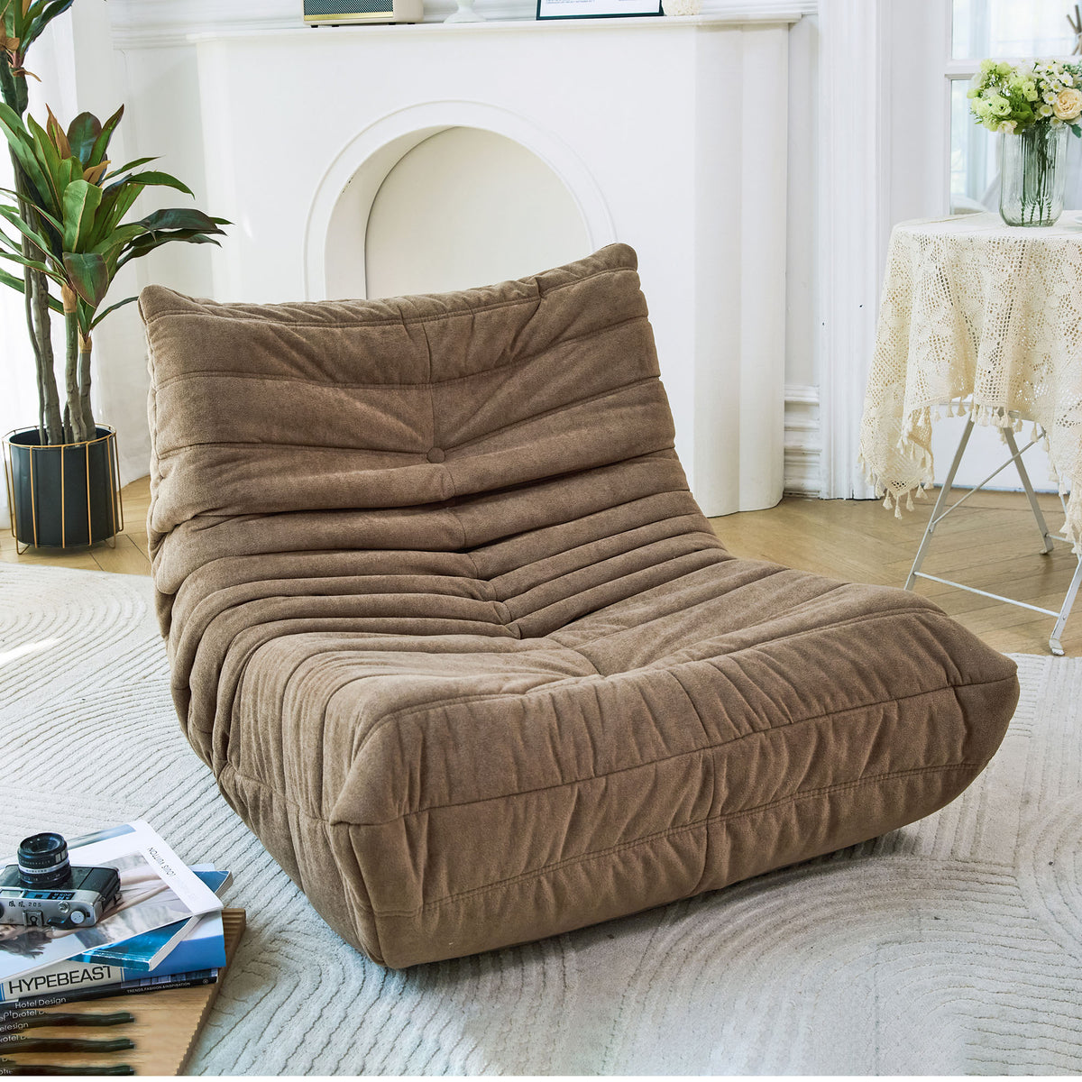 American Smart EP floor sofa bean bag chair with memory foam, ideal for home, office, or gaming lounge seating.