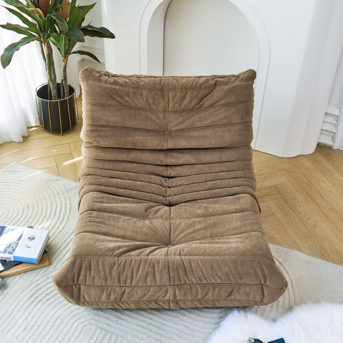 American Smart EP floor sofa bean bag chair with memory foam, perfect for adults at home, office, or gaming venues.