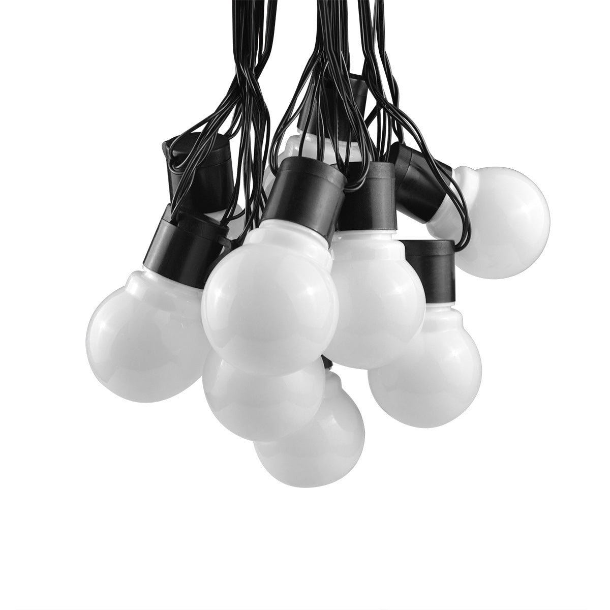 LED outdoor waterproof solar light string with retro hook bulbs, ideal for garden and lawn outdoor lighting by American Smart EP