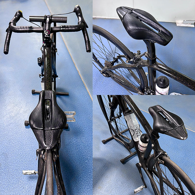 American Smart EP TT Time Trial and MTB cycling saddle, seatless triathlon-style saddle for road and fixed-gear bikes.