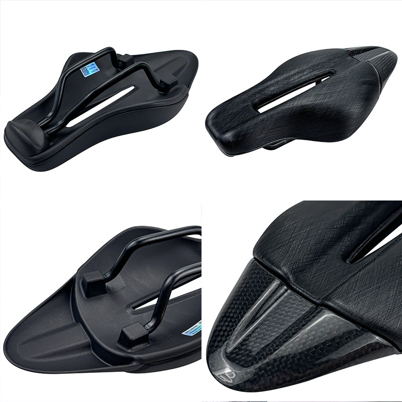 American Smart EP TT Time Trial and MTB cycling saddle, seatless triathlon design for road and fixed-gear bikes, close-up view.