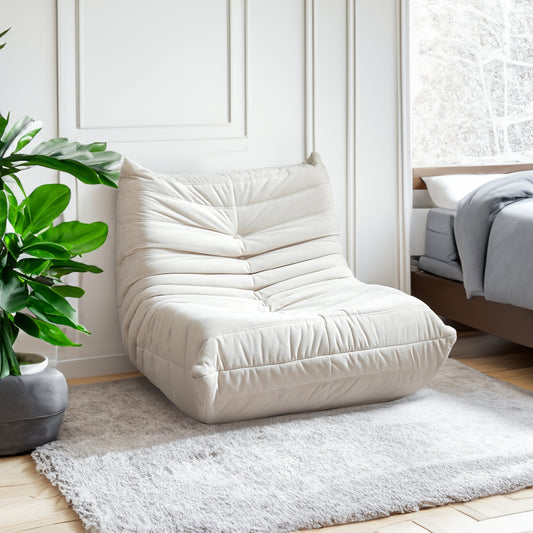 American Smart EP large no-installation bean bag chair with foam filling, ideal for adults' living room or gaming lounge seating.