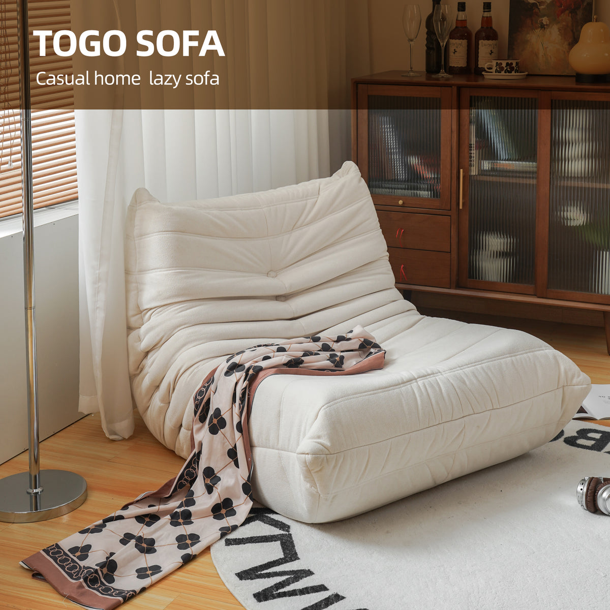 American Smart EP big bean bag chair for adults, foam-filled lounger sofa perfect for living rooms or gaming spaces.