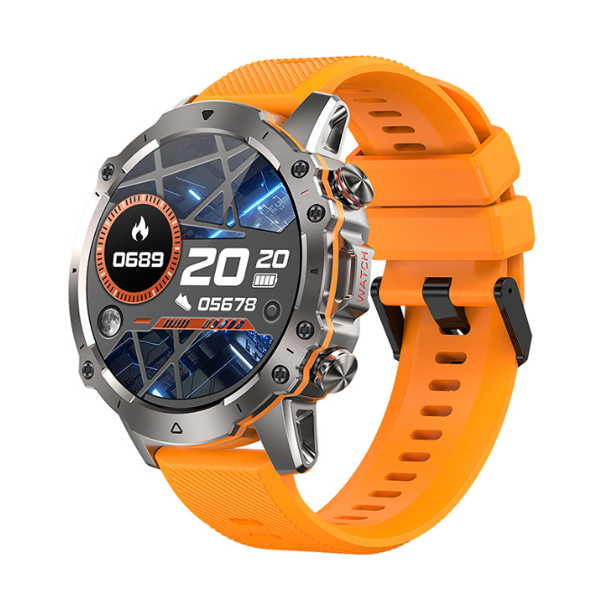 AK56 smartwatch high definition Bluetooth voice call outdoor three prevention heart rate and blood pressure monitoring - American Smart