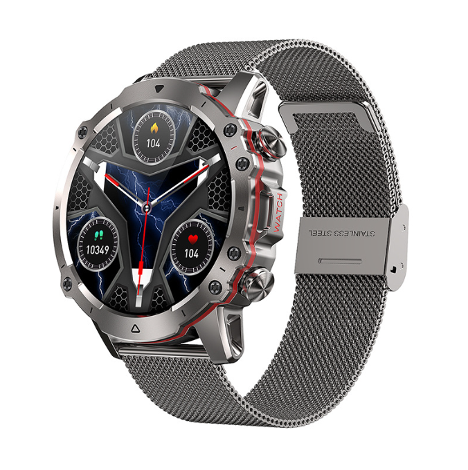 AK56 smartwatch high definition Bluetooth voice call outdoor three prevention heart rate and blood pressure monitoring - American Smart