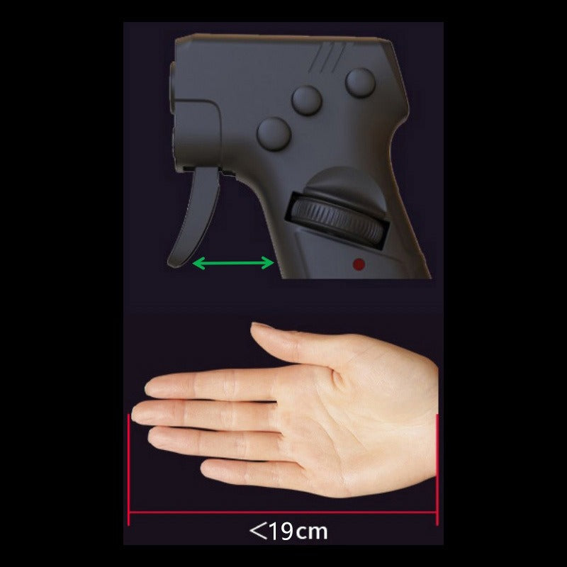 Shooting Game Mouse Gun style Vertical Handle Grip Trigger Features Pistol Vertical Dedicated Wired Peripheral - American Smart