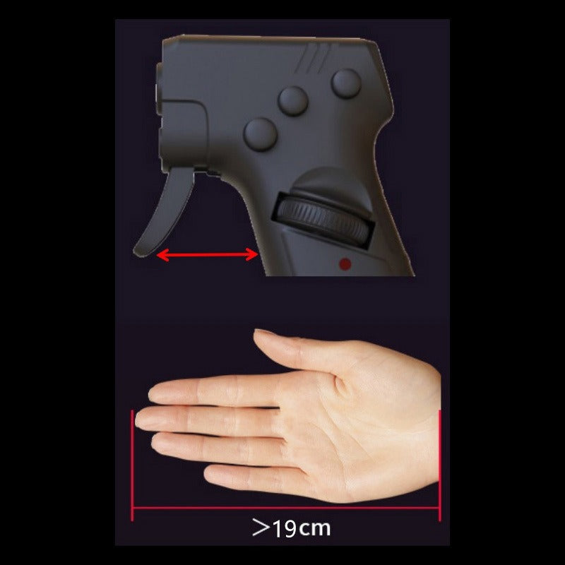 Shooting Game Mouse Gun style Vertical Handle Grip Trigger Features Pistol Vertical Dedicated Wired Peripheral - American Smart