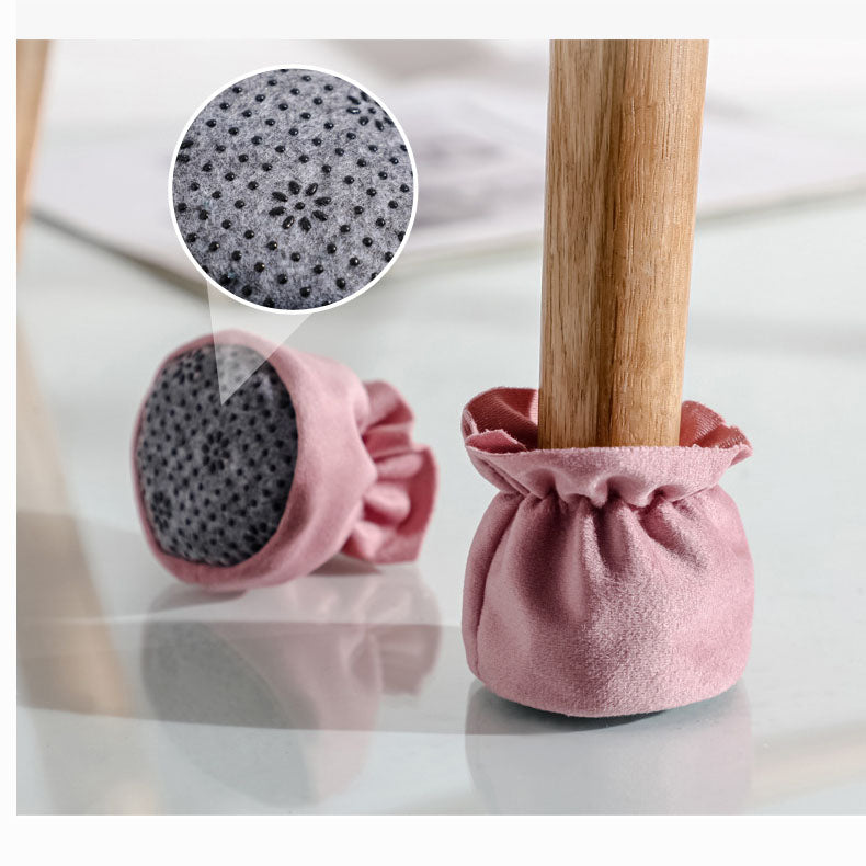 Wear-resistant fabric chair and table foot covers, thickened and mute protective pads for stools and tables by American Smart EP.