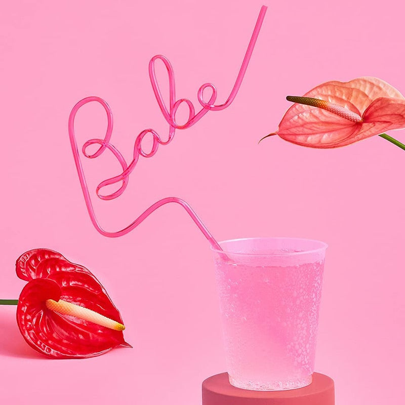 Bride to be babe Straw beach pool Wedding Engagement Bridal Shower Bachelorette hen Party Bach Bash Decoration bridesmaid Gift - American Smart