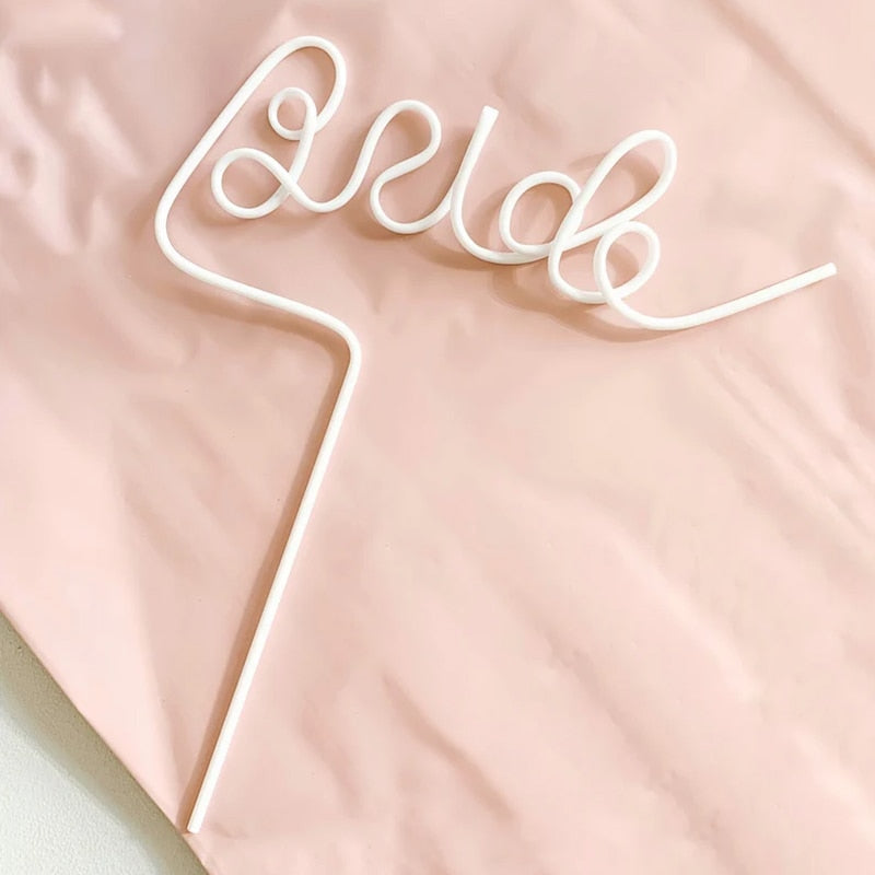 Bride to be babe Straw beach pool Wedding Engagement Bridal Shower Bachelorette hen Party Bach Bash Decoration bridesmaid Gift - American Smart