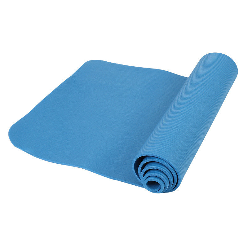 Extra-long American Smart EP yoga and fitness mat, 200cm by 80cm, 20mm thick, suitable for Pilates, gym, and floor exercises.