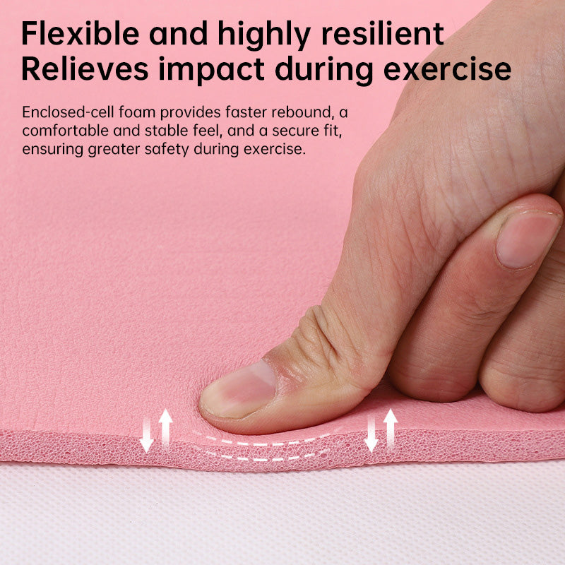 Extra-long American Smart EP yoga and fitness mat, 200cm x 80cm x 20mm, suitable for Pilates, gym, and home workouts.