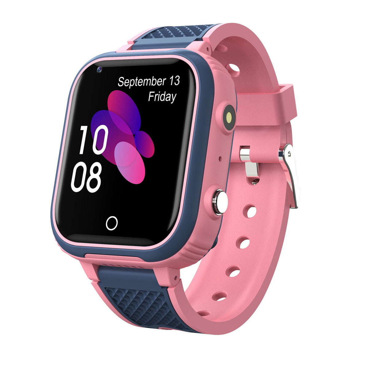 American Smart LT21 4G children’s GPS smart watch with voice and video call, phone features, and colorful digital display.