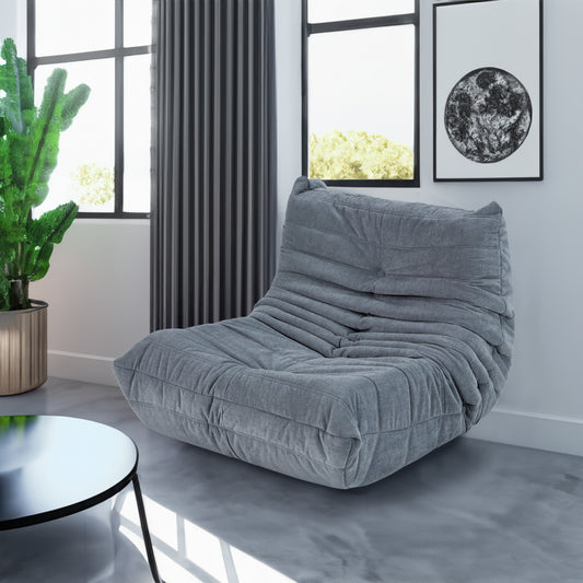 American Smart EP floor sofa bean bag chair with memory foam, perfect for adults, home, office, or gaming lounge.
