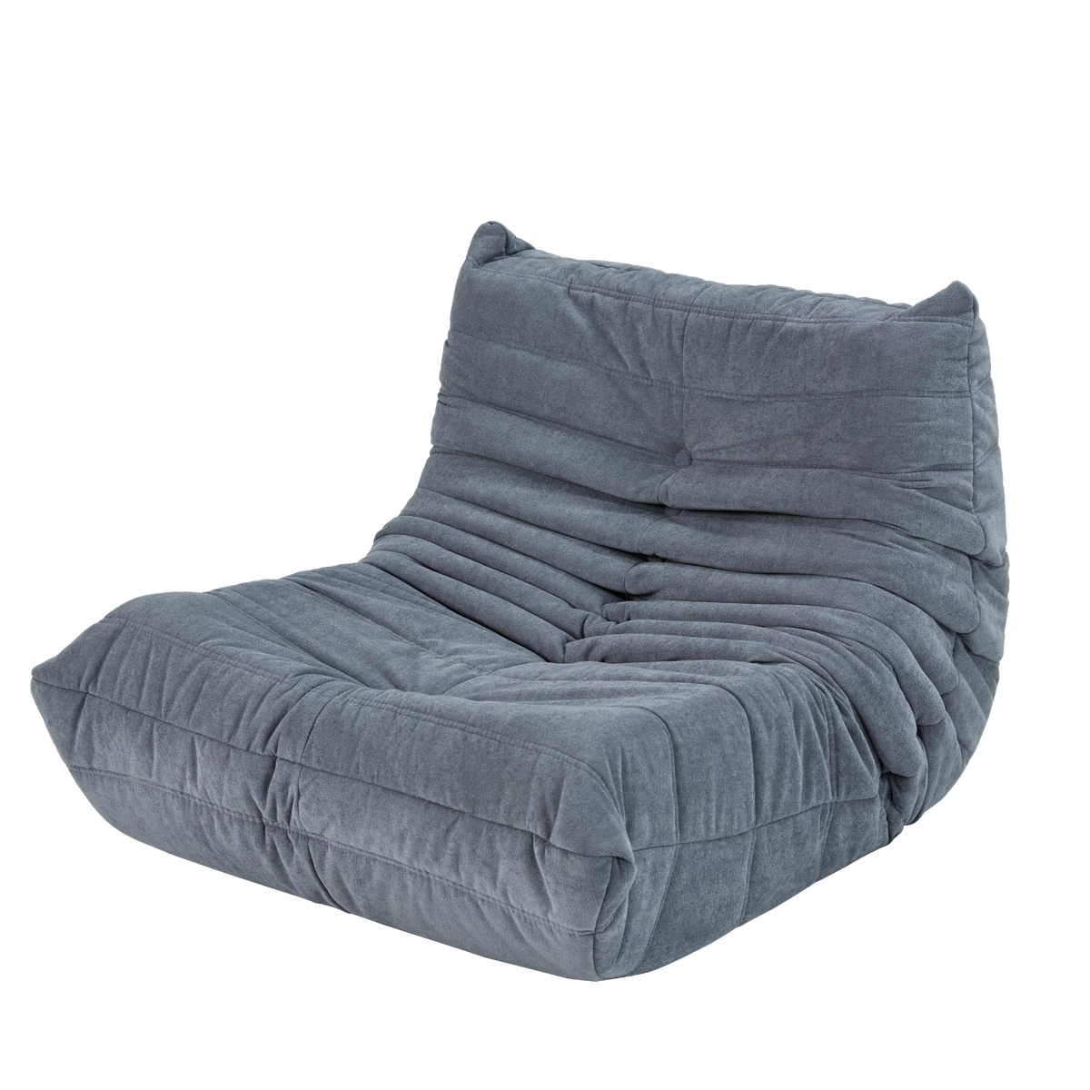 American Smart EP floor sofa bean bag chair with memory foam, adult lounger for home, office, apartment, or gaming space.