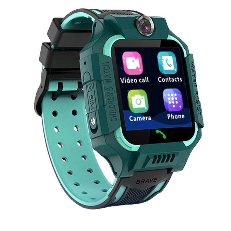 American Smart Q19 GPS kids' smartwatch with 4G waterproof design, video call feature, suitable for 5th and 6th generation children.
