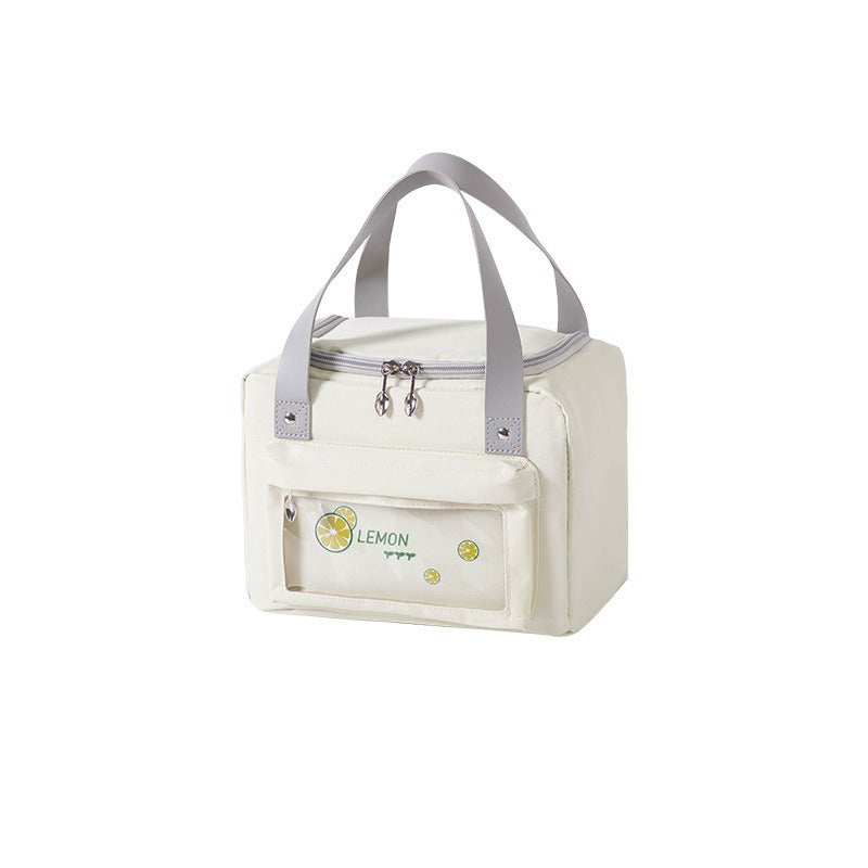 American Smart EP insulated lunch bag with thermal insulation, portable outdoor picnic bag, ideal for students and picnics.