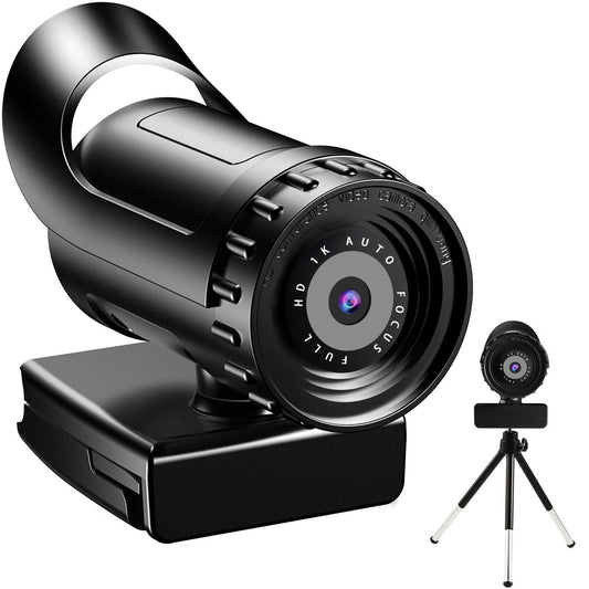 American Smart 4K beauty auto focus webcam with 1080p HD resolution, USB live computer camera for clear video calls and streaming