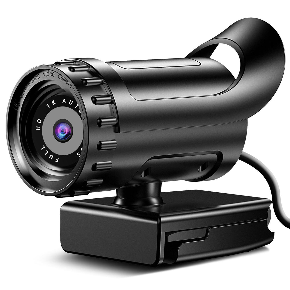 American Smart EP 4K 1080p HD computer webcam with auto focus, USB live streaming camera, 2K resolution, drive-free setup