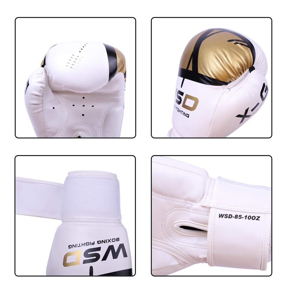 American Smart PU kick boxing gloves for men and women, suitable for MMA, Muay Thai, karate, and training.