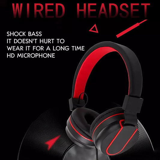 American Smart EP wired gaming earphones with microphone, head-mounted design, suitable for e-sports, phone, and computer calls.
