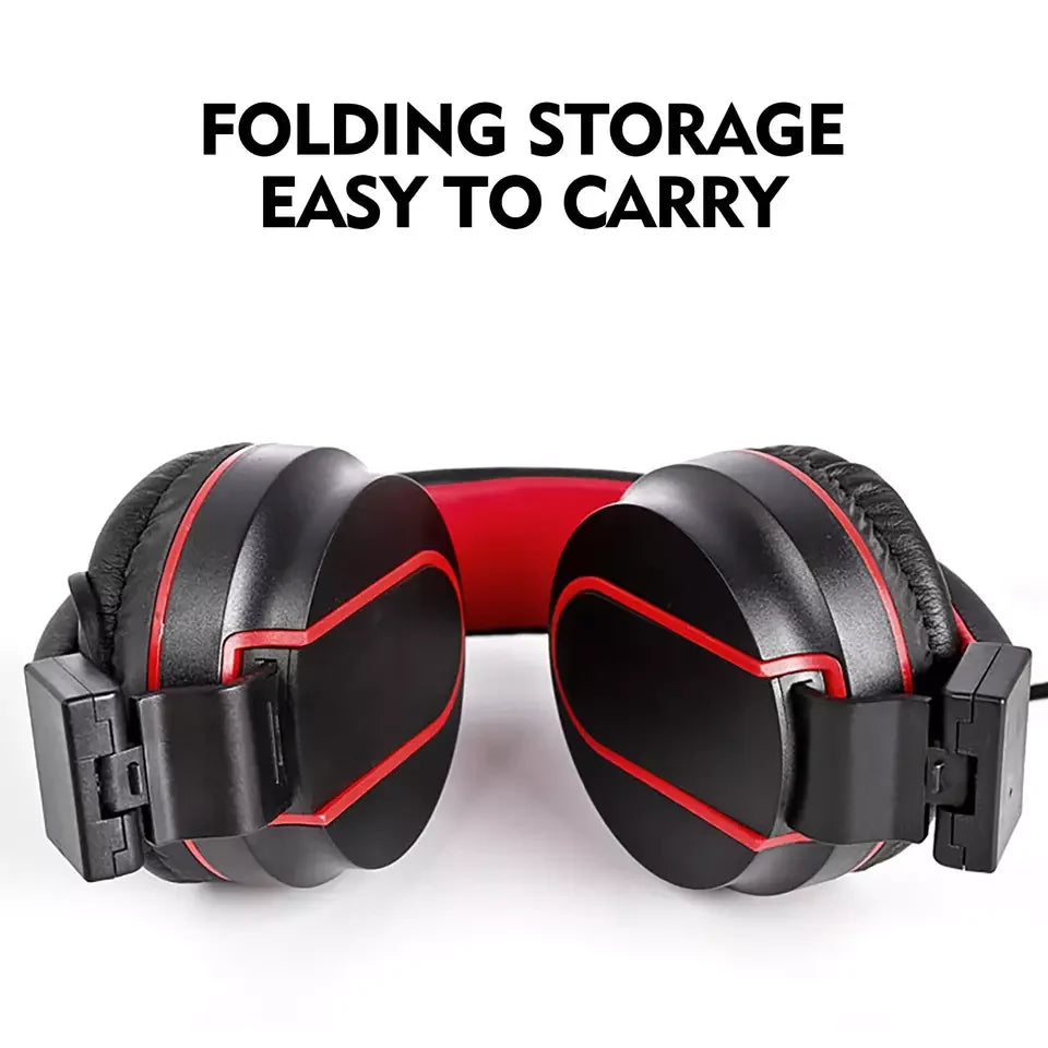 American Smart EP wired gaming earphones with microphone, head-mounted design, suitable for e-sports, phone, and computer calls.