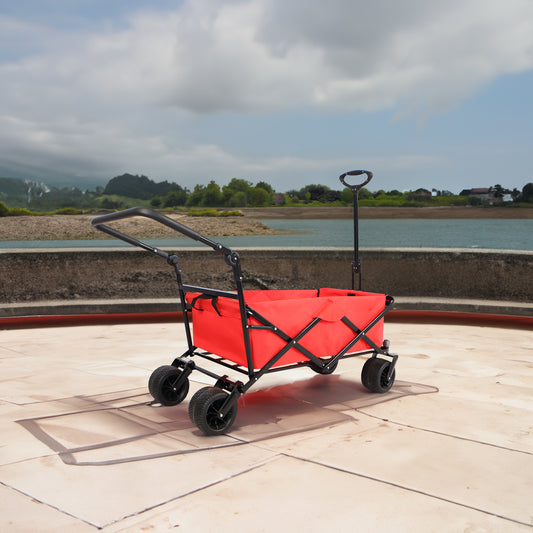 American Smart EP utility garden cart with custom color, folding camping trolley, outdoor picnic and beach wagon, sturdy and portable.