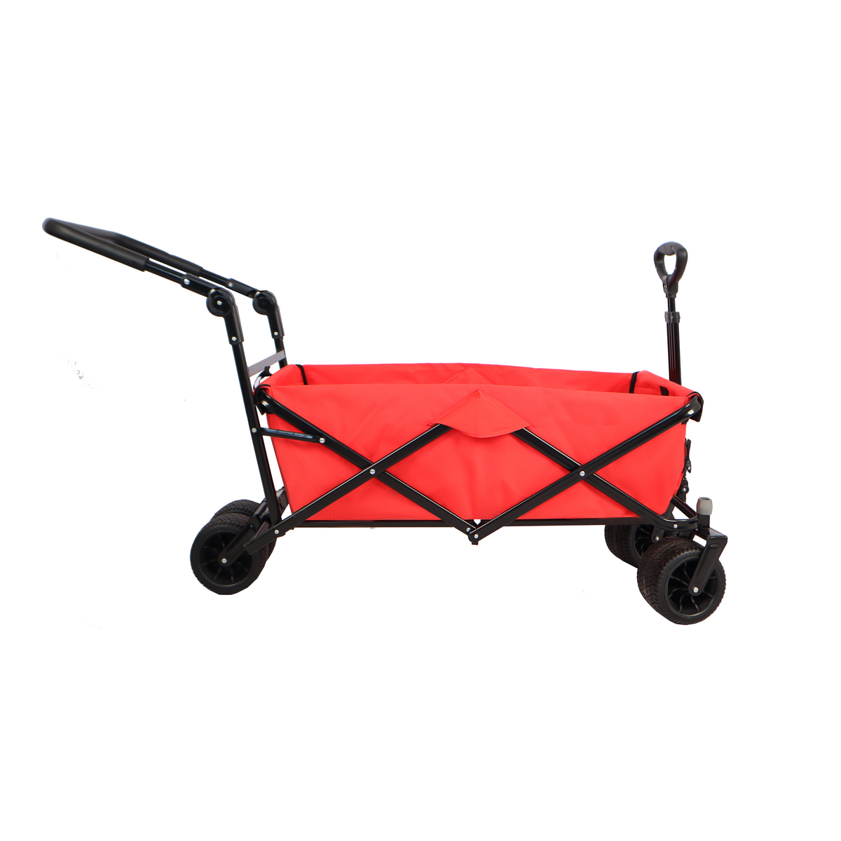 American Smart utility garden cart with customized color, folding camping trolley, outdoor picnic and beach wagon, sturdy and portable.