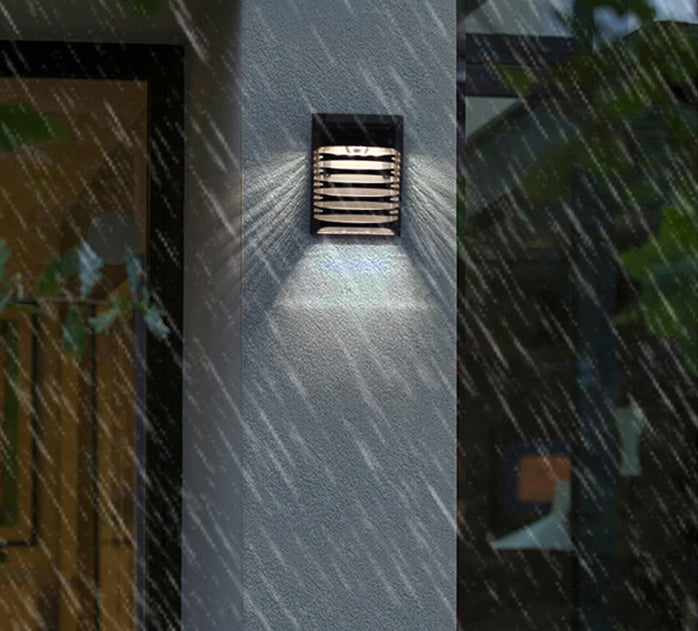 American Smart outdoor solar stair lights with warm ambient light, ABS material, ideal for garden footpath and home exterior lighting.