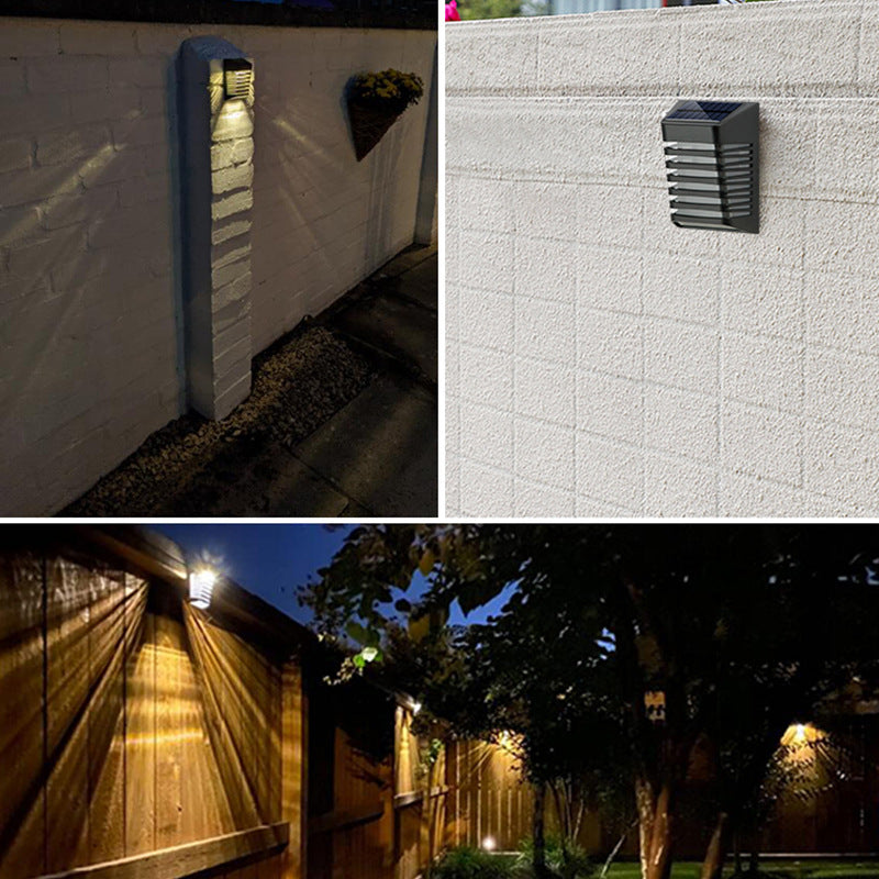 American Smart outdoor solar stair lights with warm ambient glow, ABS material, ideal for garden footpath illumination.