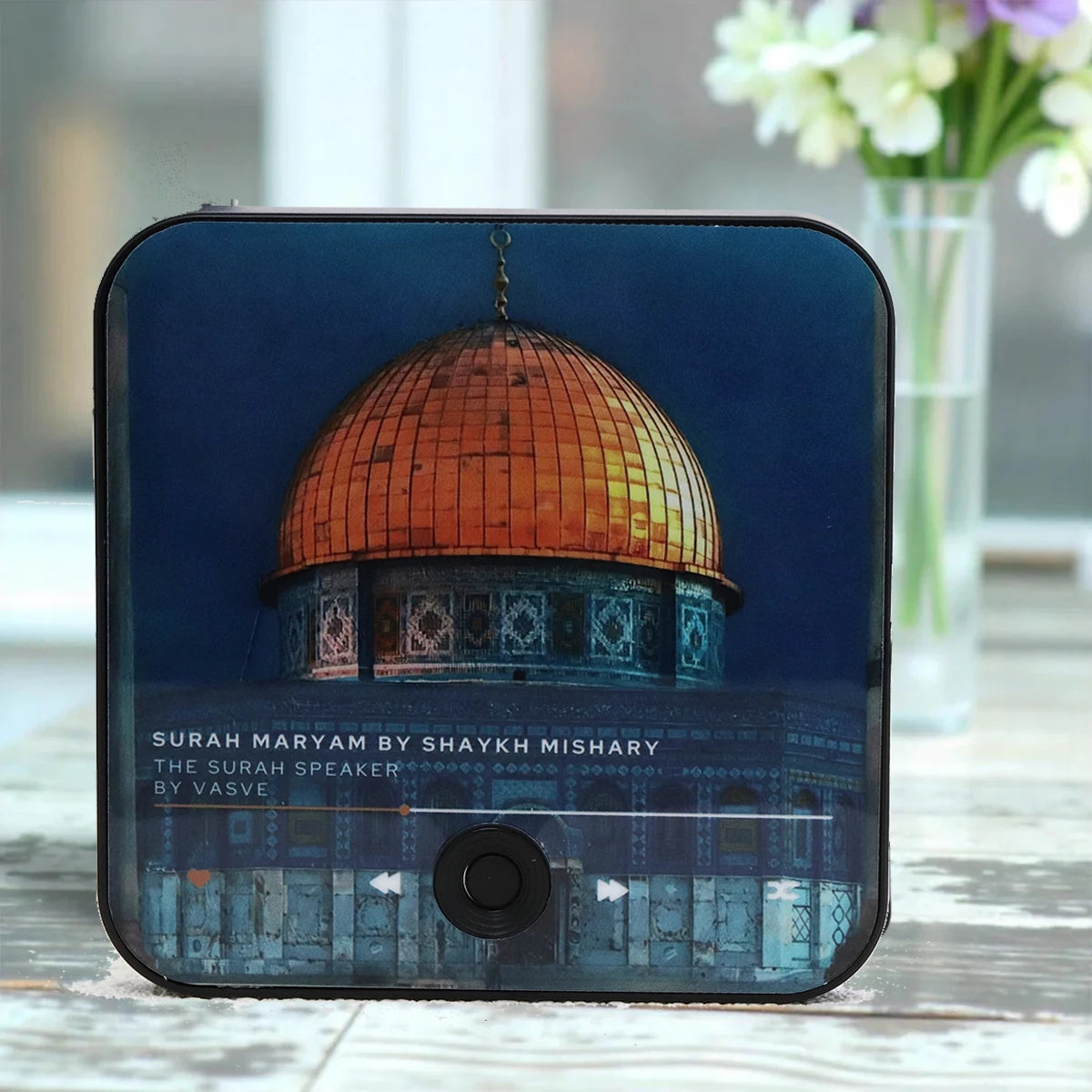 Altoparlante magnetico Surah Altoparlante Corano per frigorifero Regalo islamico Regalo musulmano Ramadan e Eid Lettore Surah | Regalo musulmano 2025 - American Smart