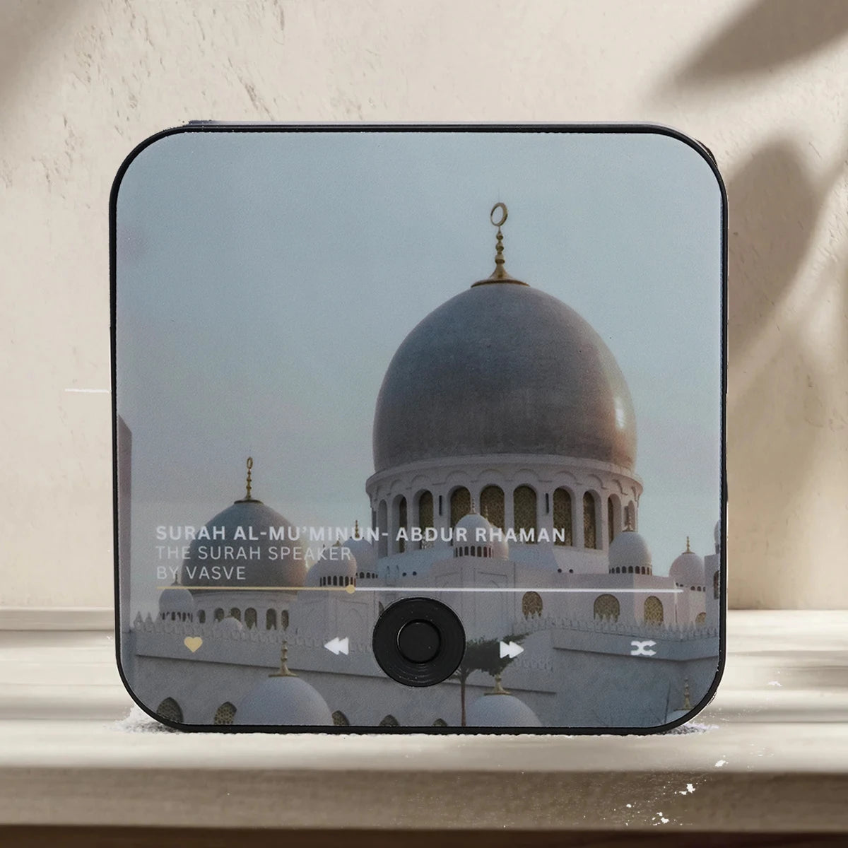 Altoparlante magnetico Surah Altoparlante Corano per frigorifero Regalo islamico Regalo musulmano Ramadan e Eid Lettore Surah | Regalo musulmano 2025 - American Smart
