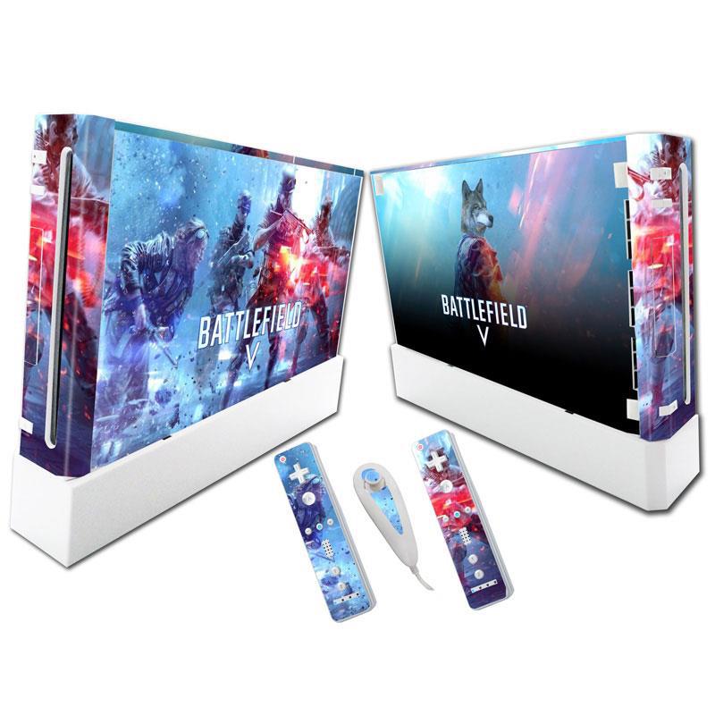 Colorful PVC Wii skin sticker decal with vibrant game-themed design for American Smart - EP gaming console.