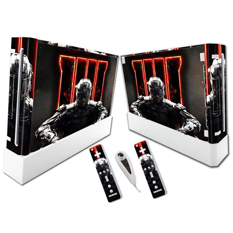 Colorful PVC Wii skin sticker with American Smart EP logo, designed as a decorative decal for Wii gaming consoles.