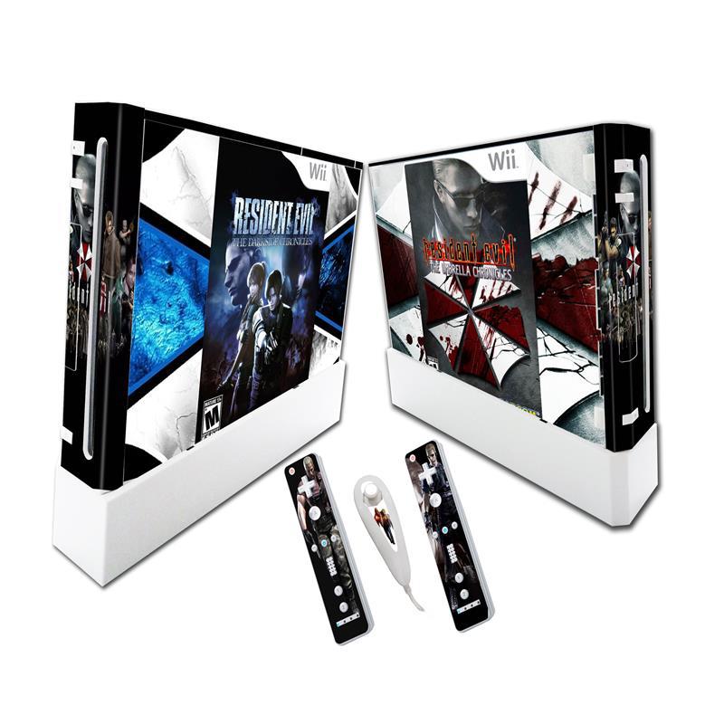 Colorful PVC Wii skin sticker decal from American Smart - EP, featuring vibrant game-themed designs on a protective skin for Wii consoles.