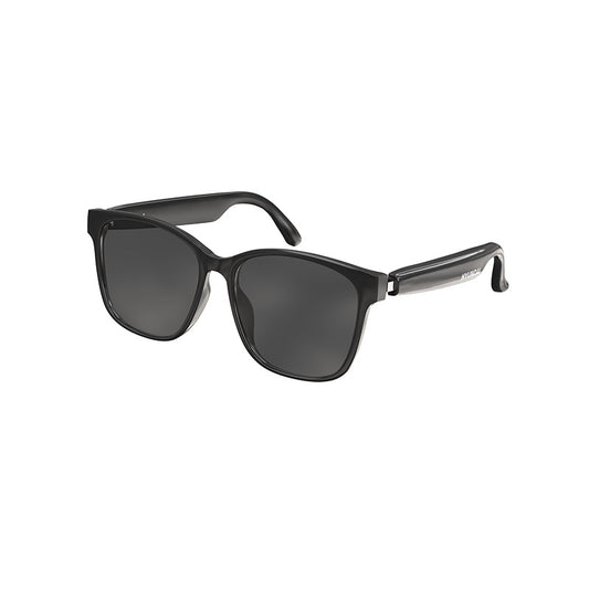American Smart HY-C8 AI wireless Bluetooth glasses earphones for translation, featuring 75 language conference interpretation.