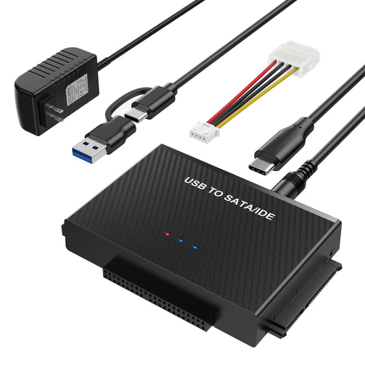 American Smart EP USB 3.1 Type-C to SATA IDE hard drive adapter cable for 2.5-inch and 3.5-inch drives, easy to connect and use.