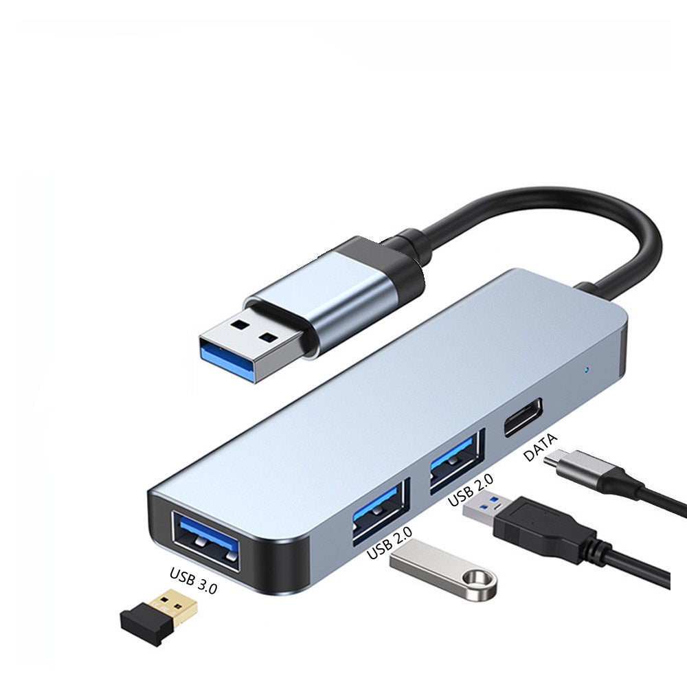American Smart EP Type-C4-in-1 docking station with USB 3.0 ports for MacBook and laptops, hub splitter with multiple connectivity options