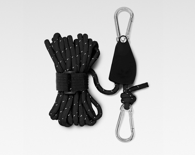 Camping Tent Tie Down Rope Tightener Fastening Pulley Ratchet Hangers Awning Rope Hook Canopy Buckle Rope Tightening Straps Tool - American Smart