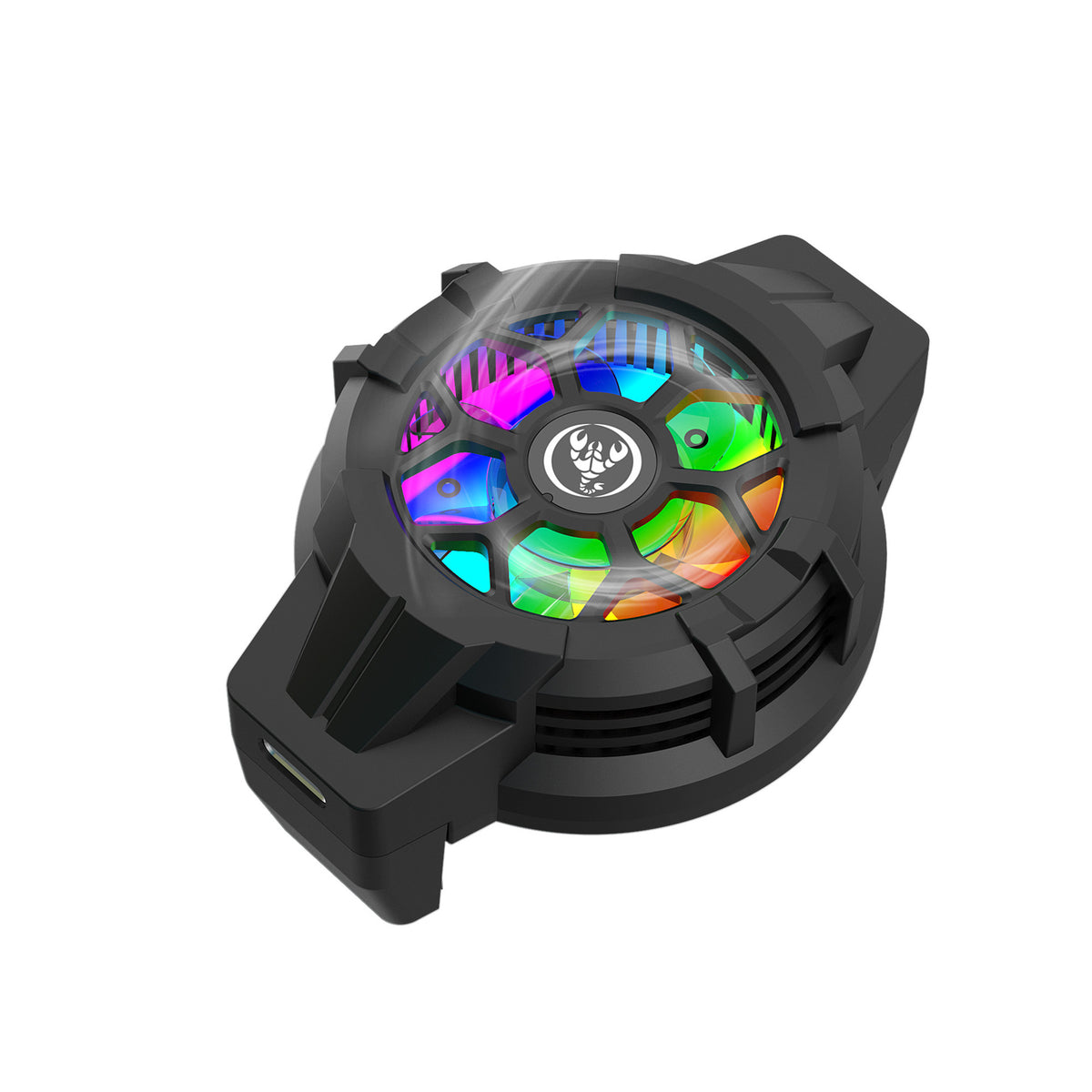 American Smart EP gaming phone cooling clip featuring semiconductor heat dissipation for efficient back cooling during gaming sessions.
