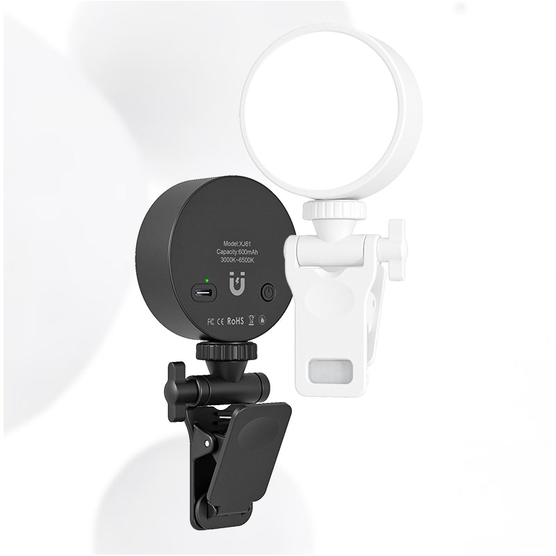 Mini fill light from American Smart-EP with magnetic pocket design, ideal for selfies, video calls, and live streaming.