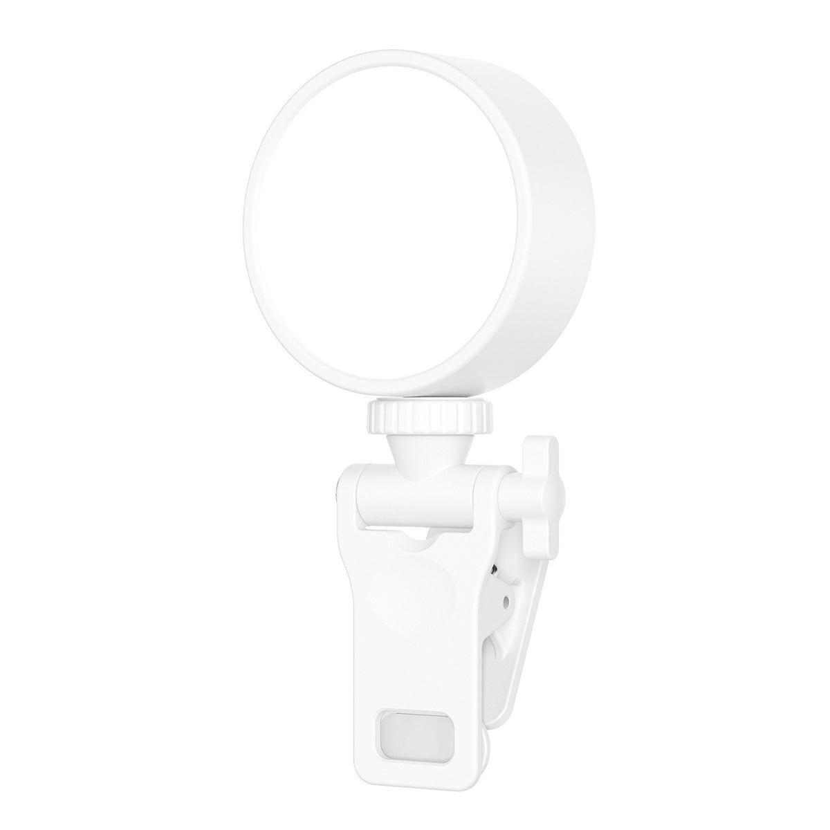 Mini fill light by American Smart-EP, portable magnetic selfie and video conference light with adjustable brightness and compact design.