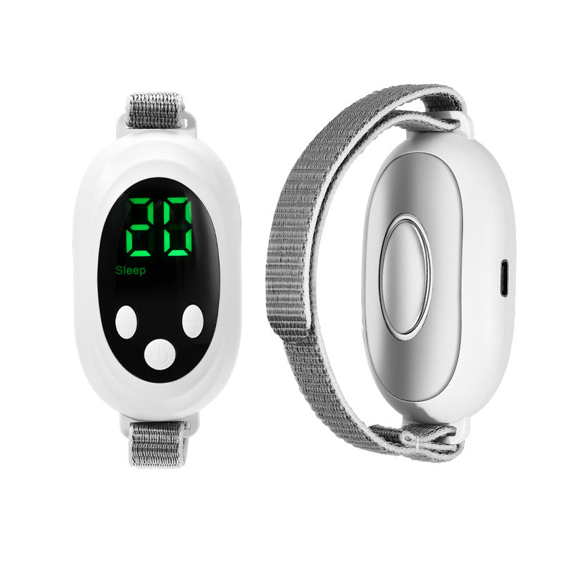 Portable American Smart EP pulse sleep aid device used for relieving insomnia and helping users fall asleep quickly.