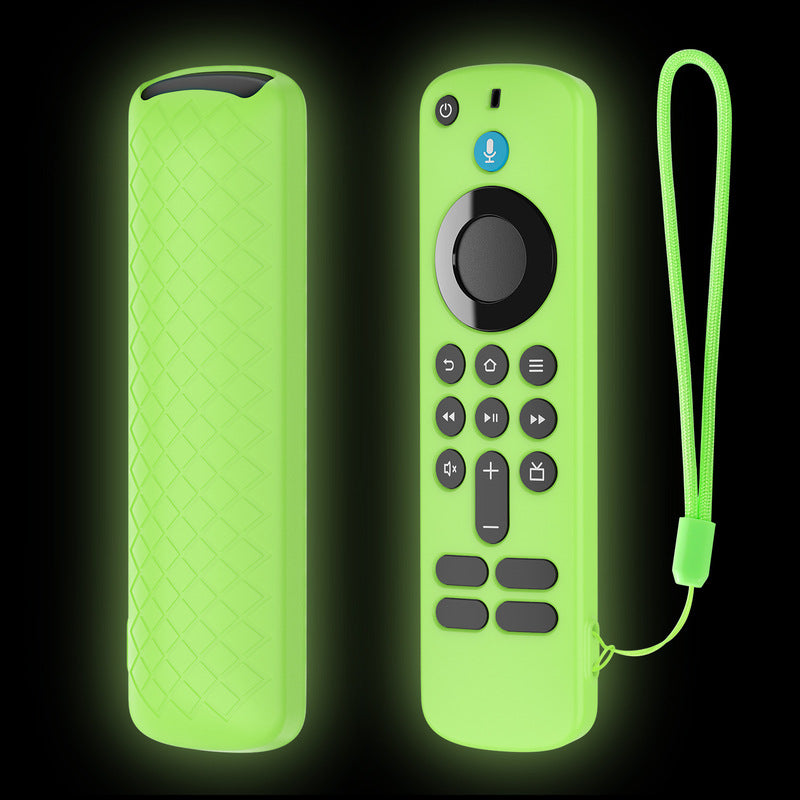 American Smart EP silicone remote control case for Fire TV Stick HD/4K (2025 model), anti-slip, dustproof, shockproof protective cover.