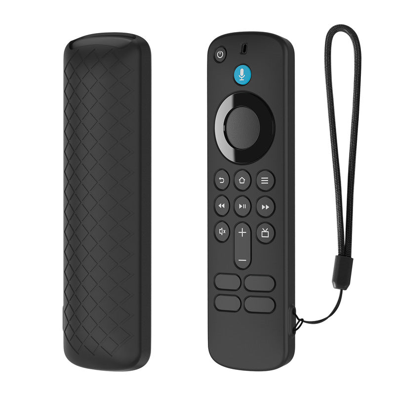 Silicone protective case for Fire TV Stick HD/4K remote, anti-slip, dustproof, shockproof cover by American Smart EP.