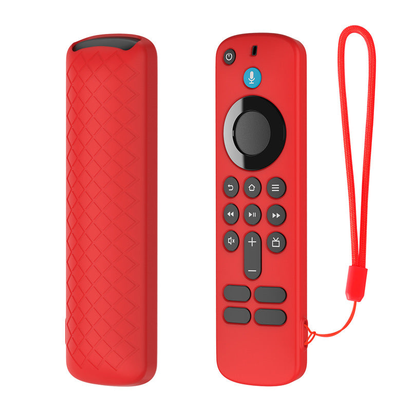 American Smart EP remote control silicone case for Fire TV Stick HD/4K, anti-slip, dustproof, shockproof protective cover.
